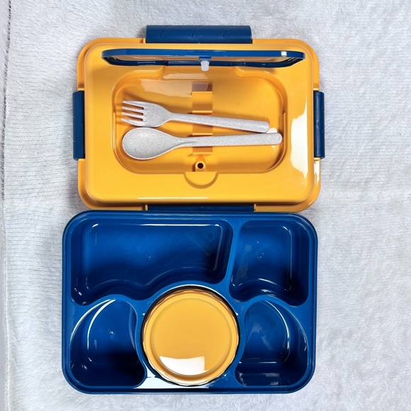 Fareha Yellow and Blue Lunch Box💛💙 - Picture 7 of 11